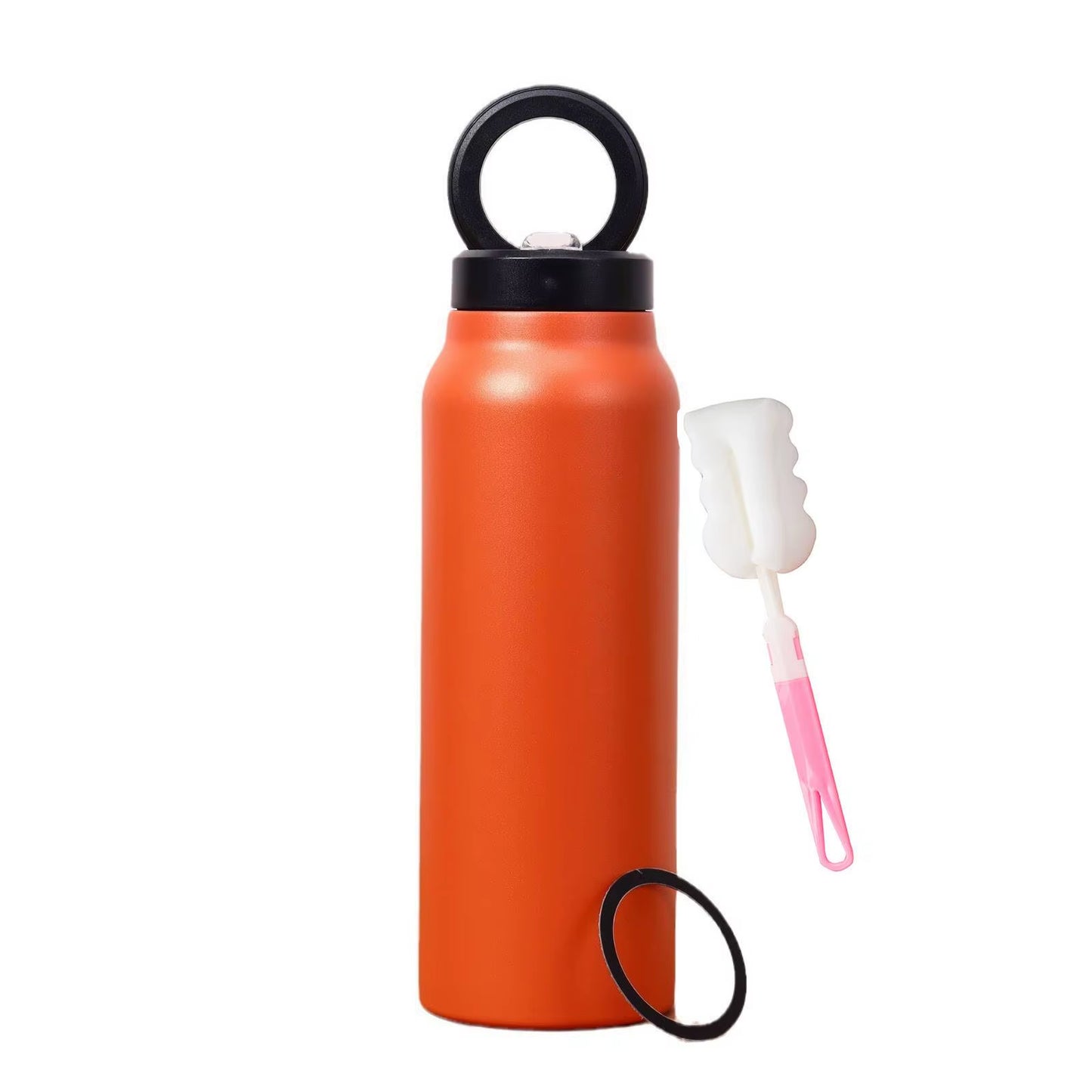 Insulated Sports Water Bottle with Magnetic Phone Holder and Built-In Stand Perfect Gym Workouts Outdoor Adventures and Travel