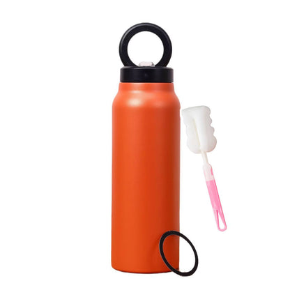 Insulated Sports Water Bottle with Magnetic Phone Holder and Built-In Stand Perfect Gym Workouts Outdoor Adventures and Travel