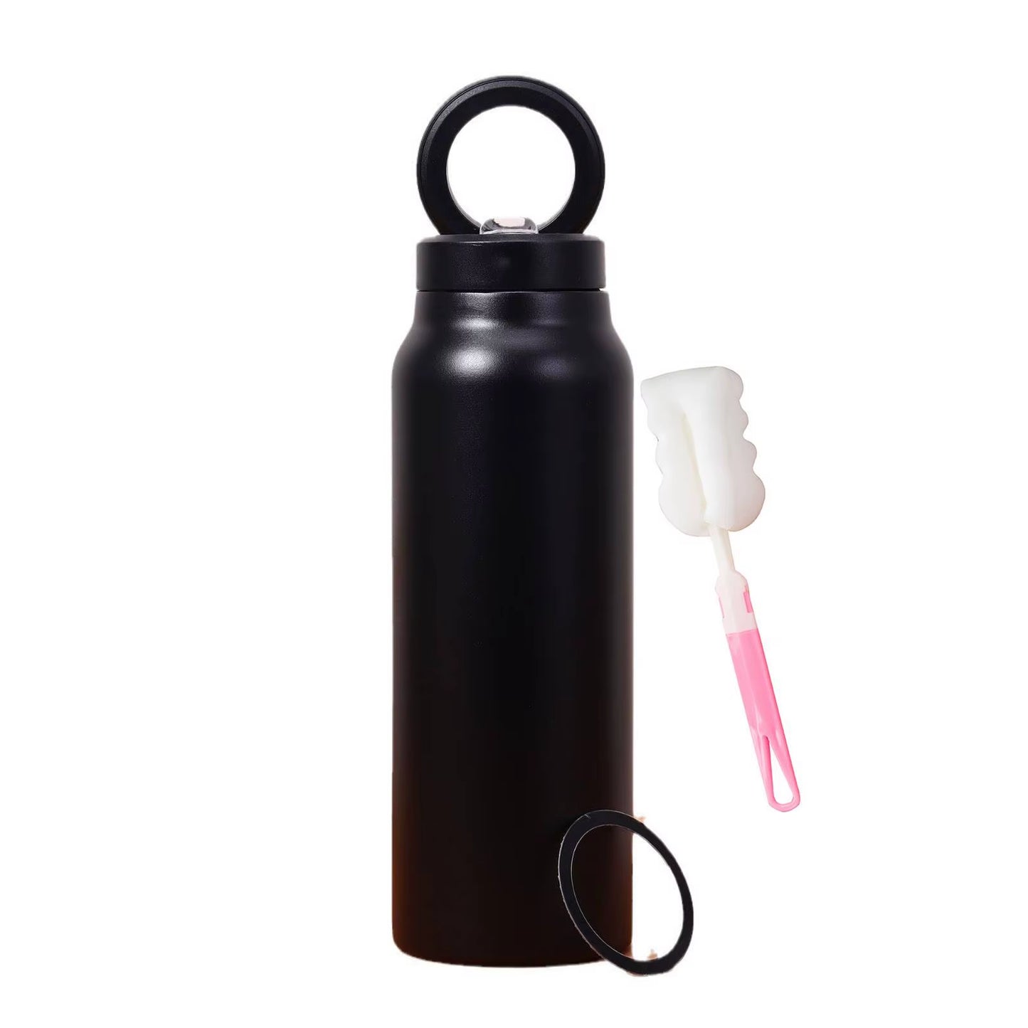 Insulated Sports Water Bottle with Magnetic Phone Holder and Built-In Stand Perfect Gym Workouts Outdoor Adventures and Travel